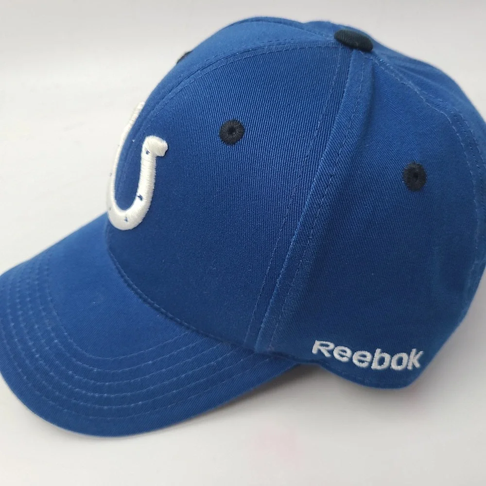 Youth Indianapolis Colts Hat Adjustable Reebok Blue White NFL Football Logo Boys